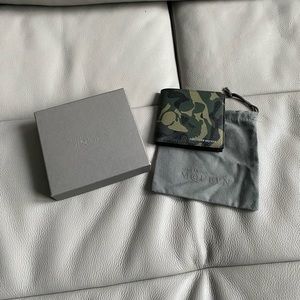 NEW Alexander McQueen Bifold Camouflage Wallet